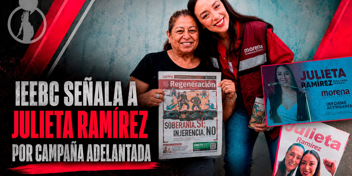 IEEBC señala a Julieta Ramírez por campaña adelantada