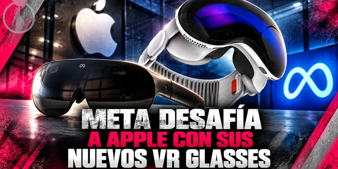Meta desafía a Apple con sus nuevos VR Glasses