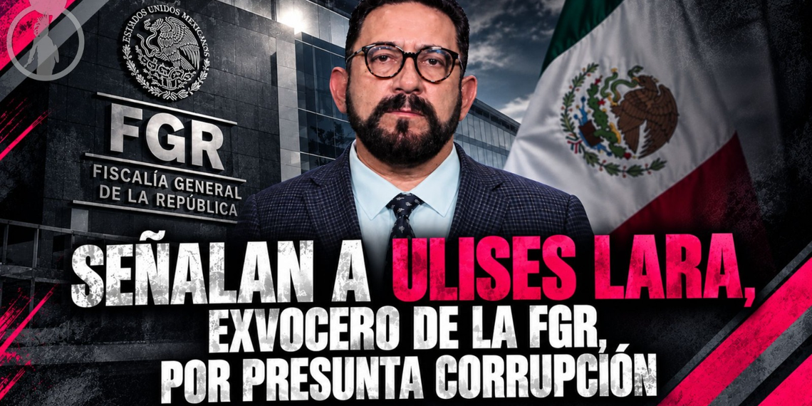 Señalan a Ulises Lara, exvocero de la FGR, por presunta corrupción