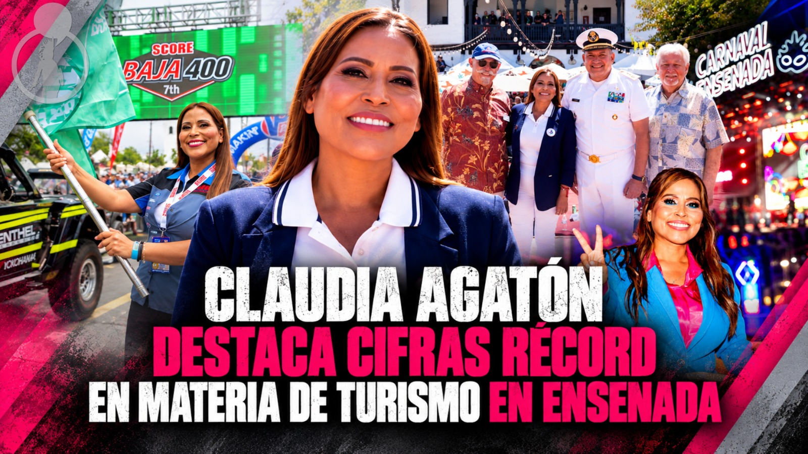 Claudia Agatón destaca cifras récord en materia de turismo en Ensenada