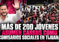 Más de 200 jóvenes asumen cargos como comisarios sociales en Tijuana