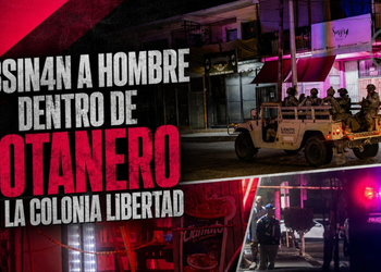 Asesinan a hombre dentro de botanero en la colonia Libertad