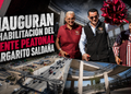 Inauguran rehabilitación del puente peatonal Margarito Saldaña