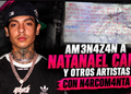 Amenazan a Natanael Cano y otros artistas con narcomanta