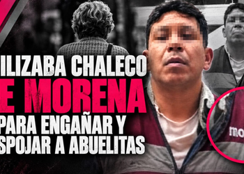 Utilizaba chaleco de Morena para engañar y despojar a abuelitas