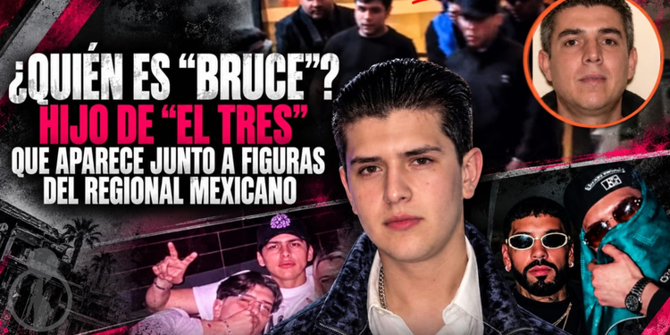 ¿Quién es “Bruce”? Hijo de “El Tres” que aparece junto a figuras del regional mexicano
