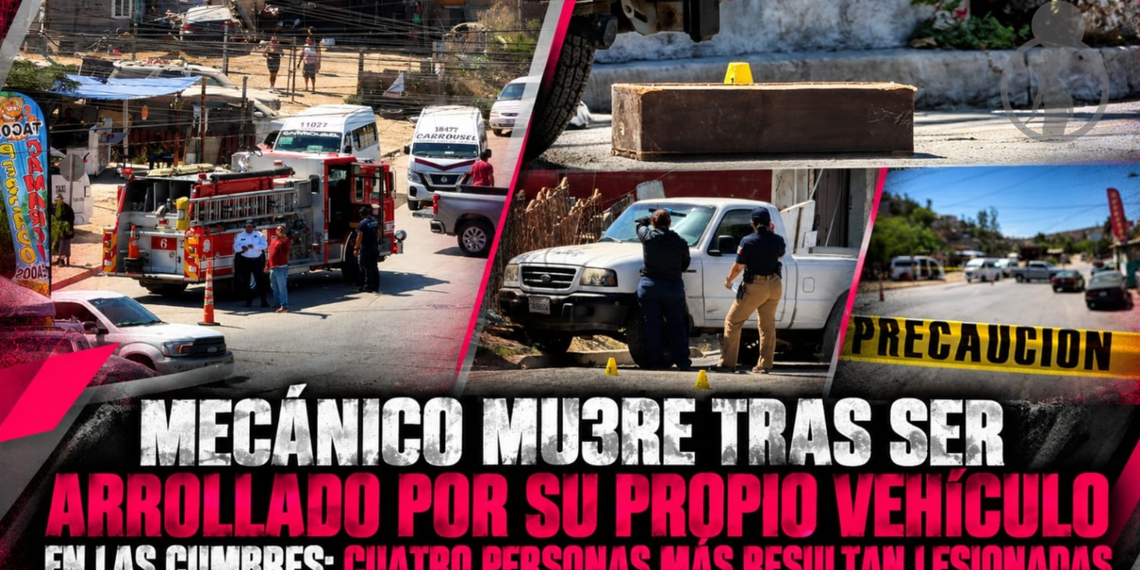 Mecánico muere tras ser arrollado por su propio vehículo en Las Cumbres; cuatro personas más resultan lesionadas