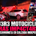 Muere motociclista tras impactarse contra camioneta en Calzada Independencia