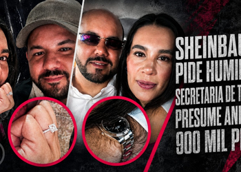 Sheinbaum pide humildad; secretaria de Turismo presume anillo de diamantes de hasta 900 mil pesos