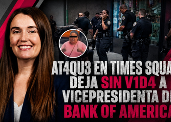 Vicepresidenta de Bank of America muere tras ataque con cuchillos en Times Square