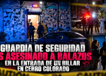 Guardia de seguridad es asesinado a balazos en la entrada de un billar en Cerro Colorado