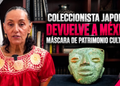Coleccionista japonés devuelve a México máscara de patrimonio cultural