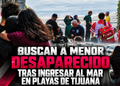 Buscan a menor desaparecido tras ingresar al mar en Playas de Tijuana; otro menor fue rescatado