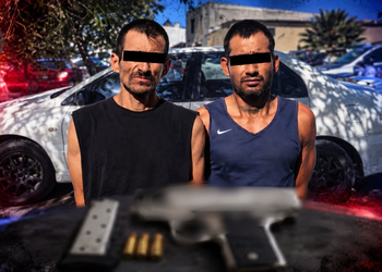 Detienen a dos hombres armados que contaban con antecedentes delictivos
