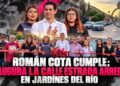 ROMÁN COTA CUMPLE; INAUGURA LA CALLE ESTRADA ARREGUÍN EN JARDÍNES DEL RÍO
