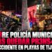Muere policía municipal tras quedar prensado en aparatoso accidente en Playas de Tijuana; mujer resulta grave