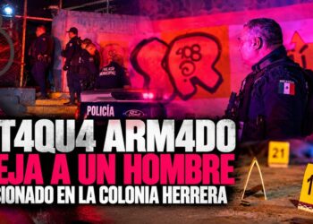 Ataque armado deja a un hombre lesionado en la colonia Herrera