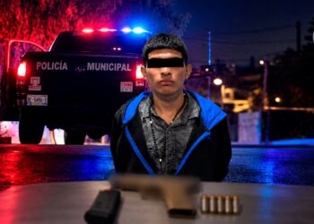 Municipales detienen a sicario armodo en el Florido