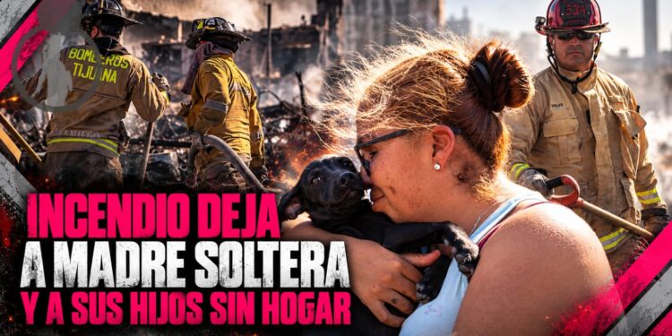 Incendio deja a madre soltera y a sus hijos sin hogar; pide apoyo para comenzar de nuevo