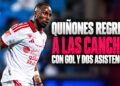 Quiñones regresa a las canchas con gol y dos asistencias