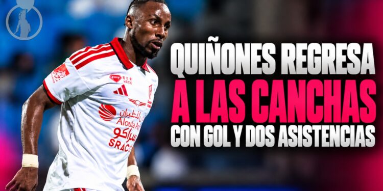 Quiñones regresa a las canchas con gol y dos asistencias
