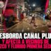 Se desborda canal pluvial y afecta a vecinos de Orozco y Florido Primera Sección