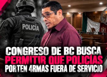 Congreso de BC busca permitir que policías porten armas fuera de servicio