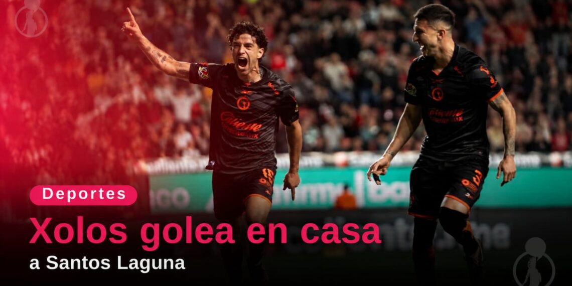 Xolos golea en casa a Santos Laguna