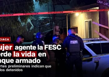 Mujer agente la FESC pierde la vida en ataque armado en Tecate; hay dos heridos más
