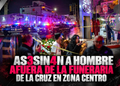 Asesinan a hombre afuera de la funeraria de la Cruz en Zona Centro