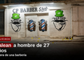 Balean a hombre de 27 años afuera de una barbería
