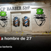 Balean a hombre de 27 años afuera de una barbería
