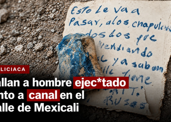 Hallan a hombre ejecutado junto a canal en el Valle de Mexicali