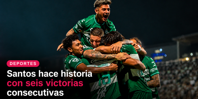 Santos hace historia con seis victorias consecutivas