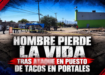 Hombre pierde la vida tras ataque en puesto de tacos en Portales