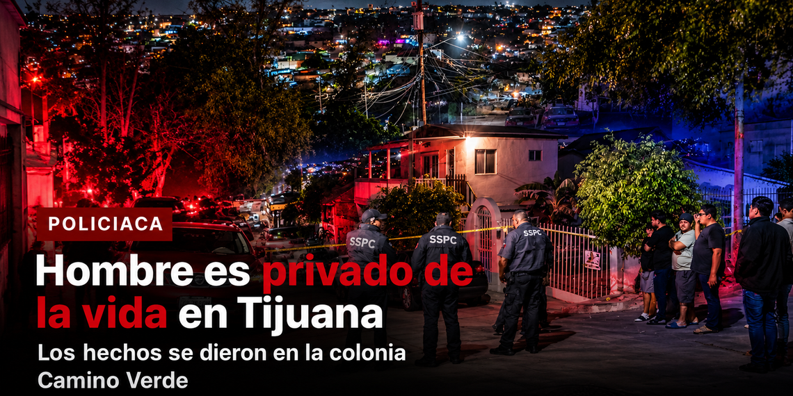 Hombre es asesinado en colonia Camino Verde