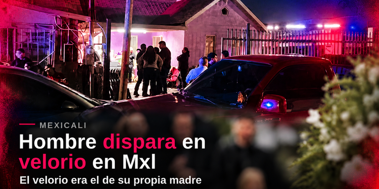 Detienen a hombre por amenazar a familiares y disparar durante velorio de su madre