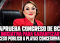 APRUEBA CONGRESO DE BC INICIATIVA PARA GARANTIZAR ACCESO PÚBLICO A PLAYAS CONCESIONADAS