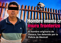 Detienen a hombre tras intentar cruzar cerco fronterizo en Mexicali
