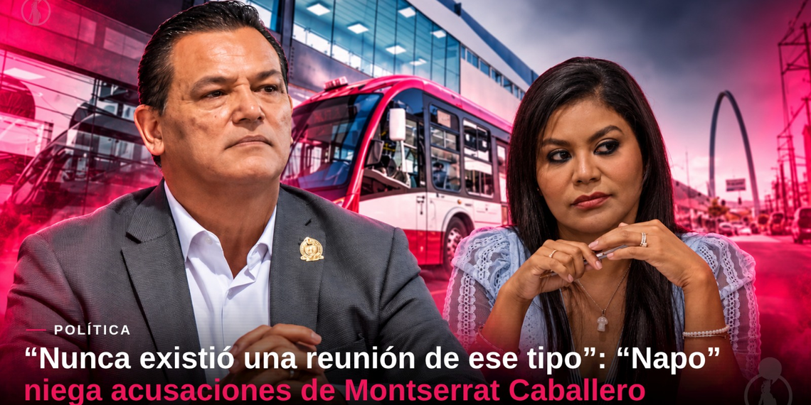 “Nunca existió una reunión de ese tipo”: “Napo” niega acusaciones de Montserrat Caballero