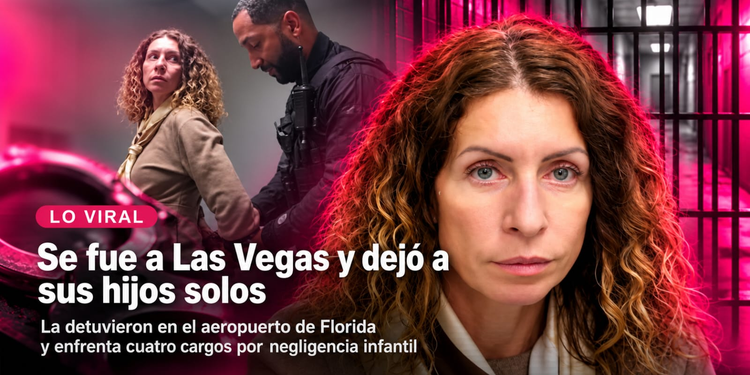 Detienen a mujer por irse de vacaciones a Las Vegas y dejar solos a sus cuatro hijos, de entre 9 y 14 años