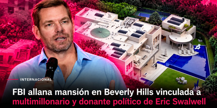 FBI investiga mansión de multimillonario ligado a Eric Swalwell