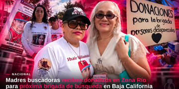 Madres buscadoras reciben donativos en Zona Río para próxima brigada de búsqueda en Baja California