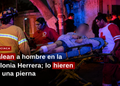 Balean a hombre en la colonia Herrera; lo hieren en una pierna