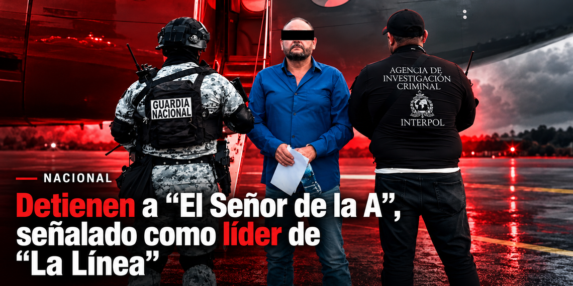Detienen a “El Señor de la A”, señalado como líder de “La Línea”