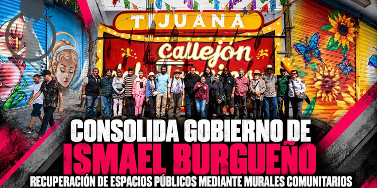 Consolida Gobierno de Ismael Burgueño recuperación de espacios públicos mediante murales comunitarios