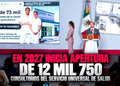 Abrirán 12 mil 750 consultorios del Servicio Universal de Salud en 2027