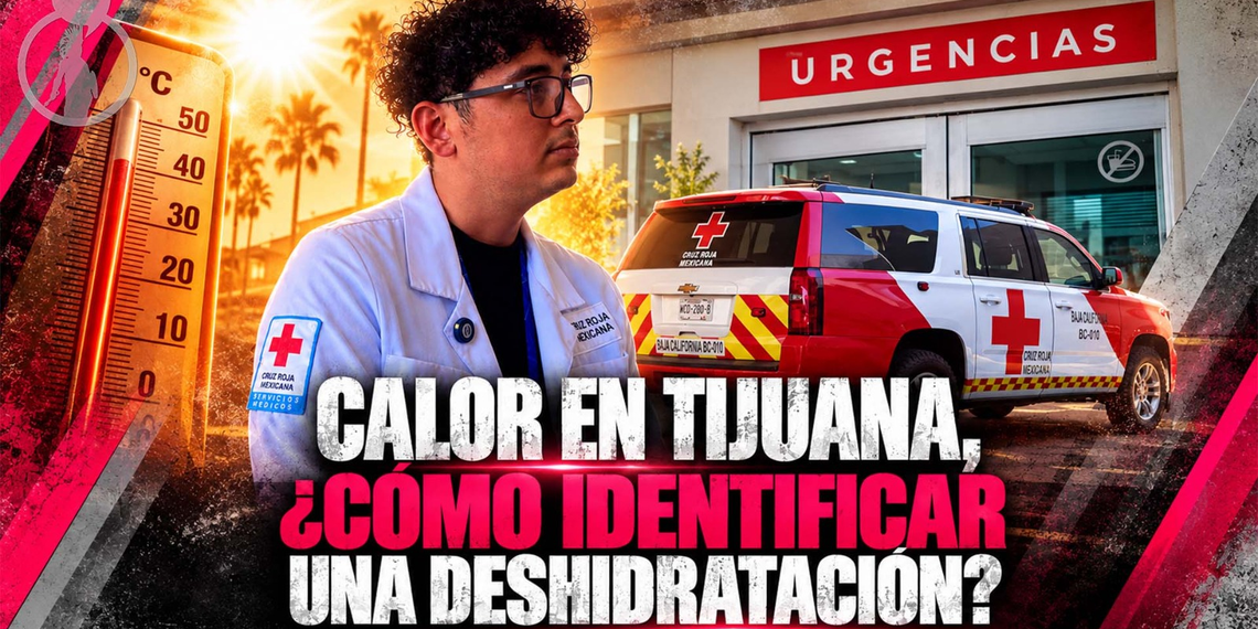 Calor en Tijuana, ¿cómo identificar una deshidratación?