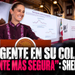 “La gente se siente más segura en su colonia”: Sheinbaum
