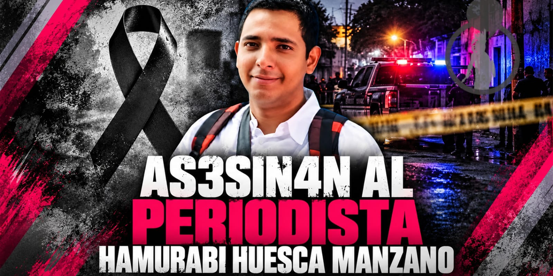 Asesinan al periodista Hamurabi Huesca Manzano en Oaxaca
